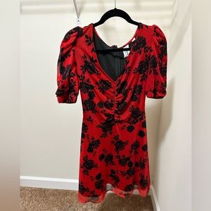 Kooples Style Puff Sleeve Fit and Flare